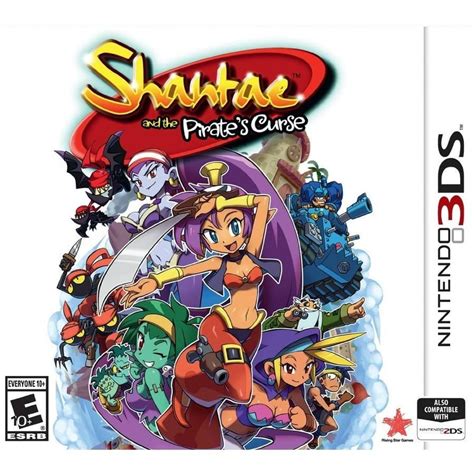 Join forces with colorful characters in Shantra and the Pirates Curse 3ds
